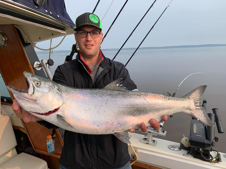 Lake Superior Salmon Charter Fishing